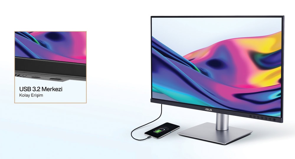 ASUS ProArt PA248CRV 24.1 inç 75Hz 5ms WUXGA Adaptive Sync IPS Pivot Monitör h13