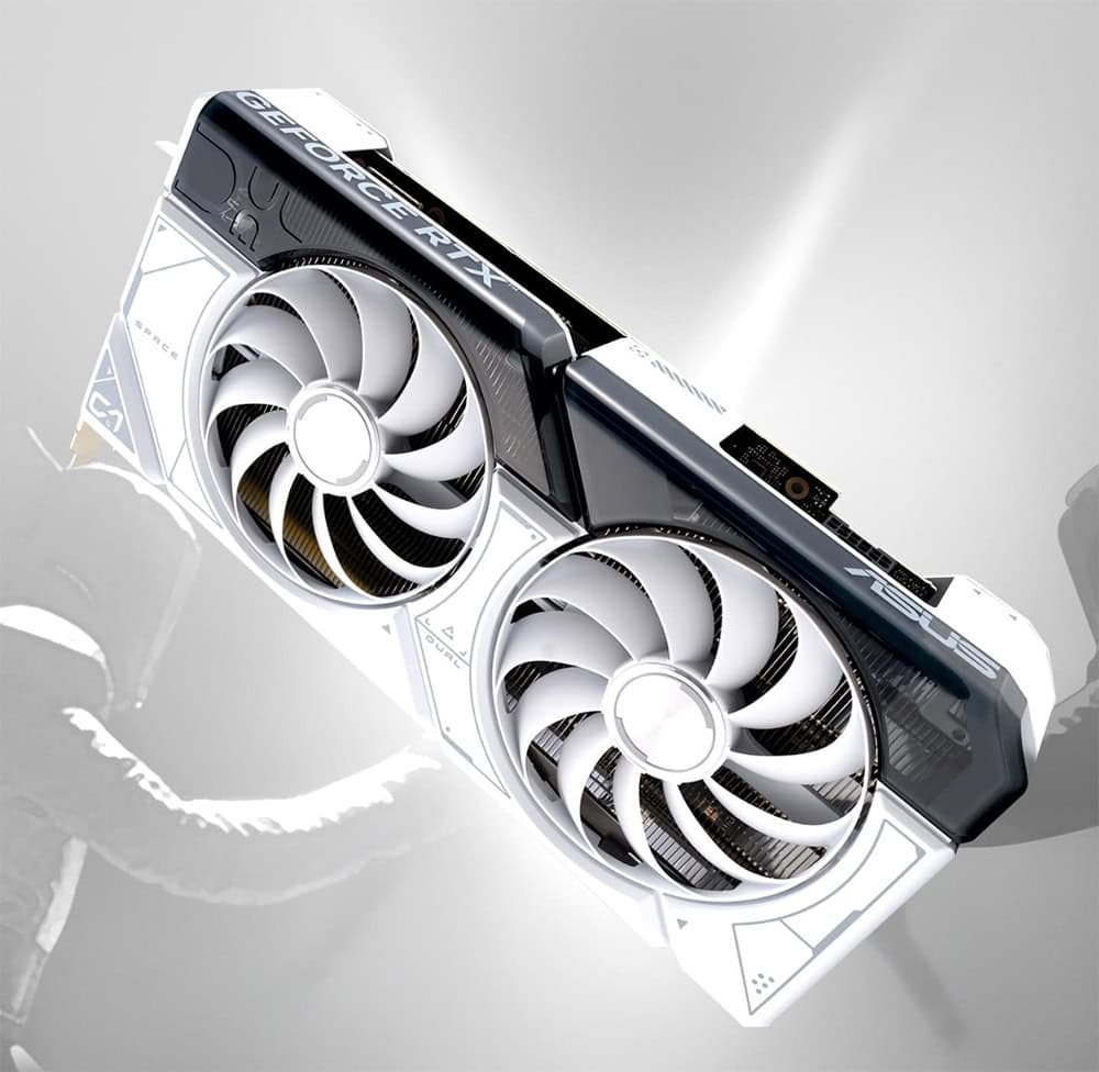 ASUS Dual GeForce RTX 4070 SUPER OC 12GB Beyaz Ekran Kartı yh5
