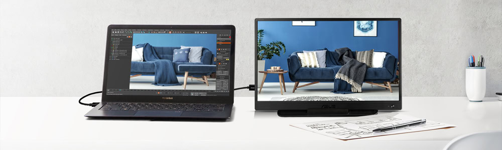 ASUS ZenScreen MB165B Monitör H4