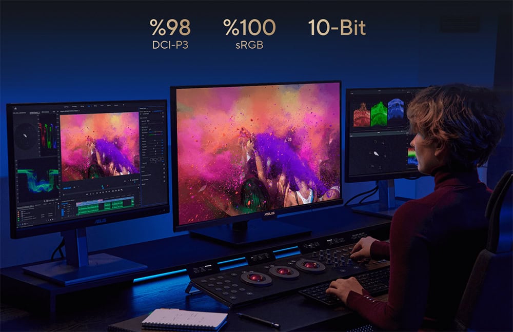 ASUS ProArt PA27UCGE 27 inç 160Hz 1ms 4K UHD Adaptive Sync IPS Pivot Monitör h15