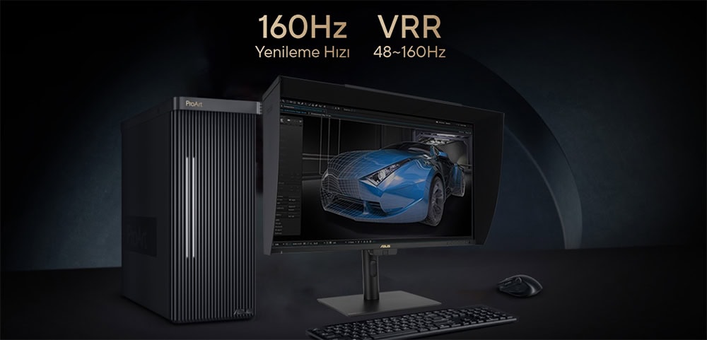 ASUS ProArt PA27UCGE 27 inç 160Hz 1ms 4K UHD Adaptive Sync IPS Pivot Monitör h20