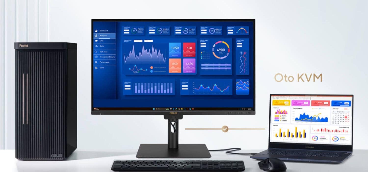 ASUS ProArt PA27UCGE 27 inç 160Hz 1ms 4K UHD Adaptive Sync IPS Pivot Monitör h21