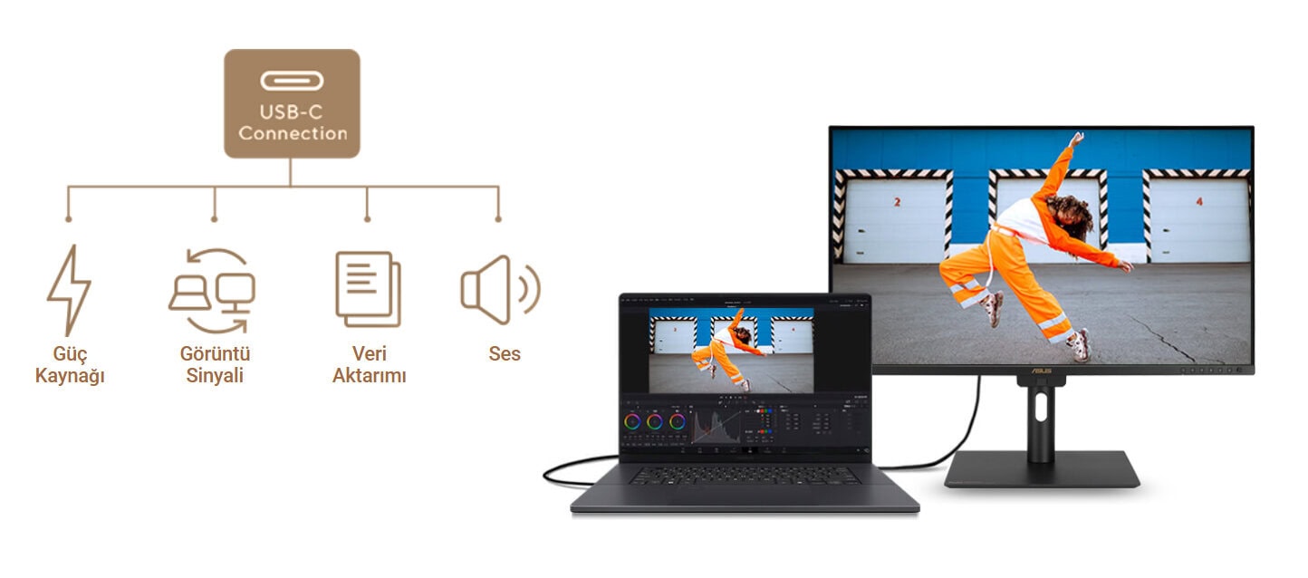 ASUS ProArt PA27UCGE 27 inç 160Hz 1ms 4K UHD Adaptive Sync IPS Pivot Monitör h22