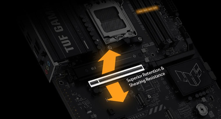 TUF GAMING B850-E WIFI ASUS TUF GAMING B850-E WIFI 8000MHz (OC) DDR5 Soket AM5 M.2 HDMI DP ATX Anakart h24