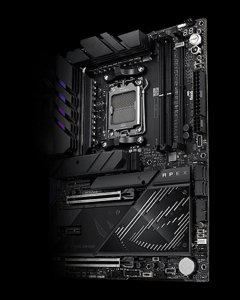 ROG CROSSHAIR X870E APEX asus-rog-crosshair-x870e-apex-9600mhz-oc-ddr5-soket-am5-m-2-type-c-atx-anakart