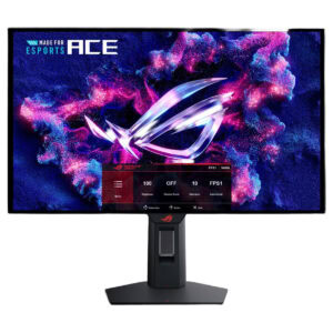 ASUS ROG Strix OLED XG259QDNS 24.5 inç 360Hz gaming monitör, Full HD, QD-OLED, Adaptive Sync, yüksek performanslı ekran.
