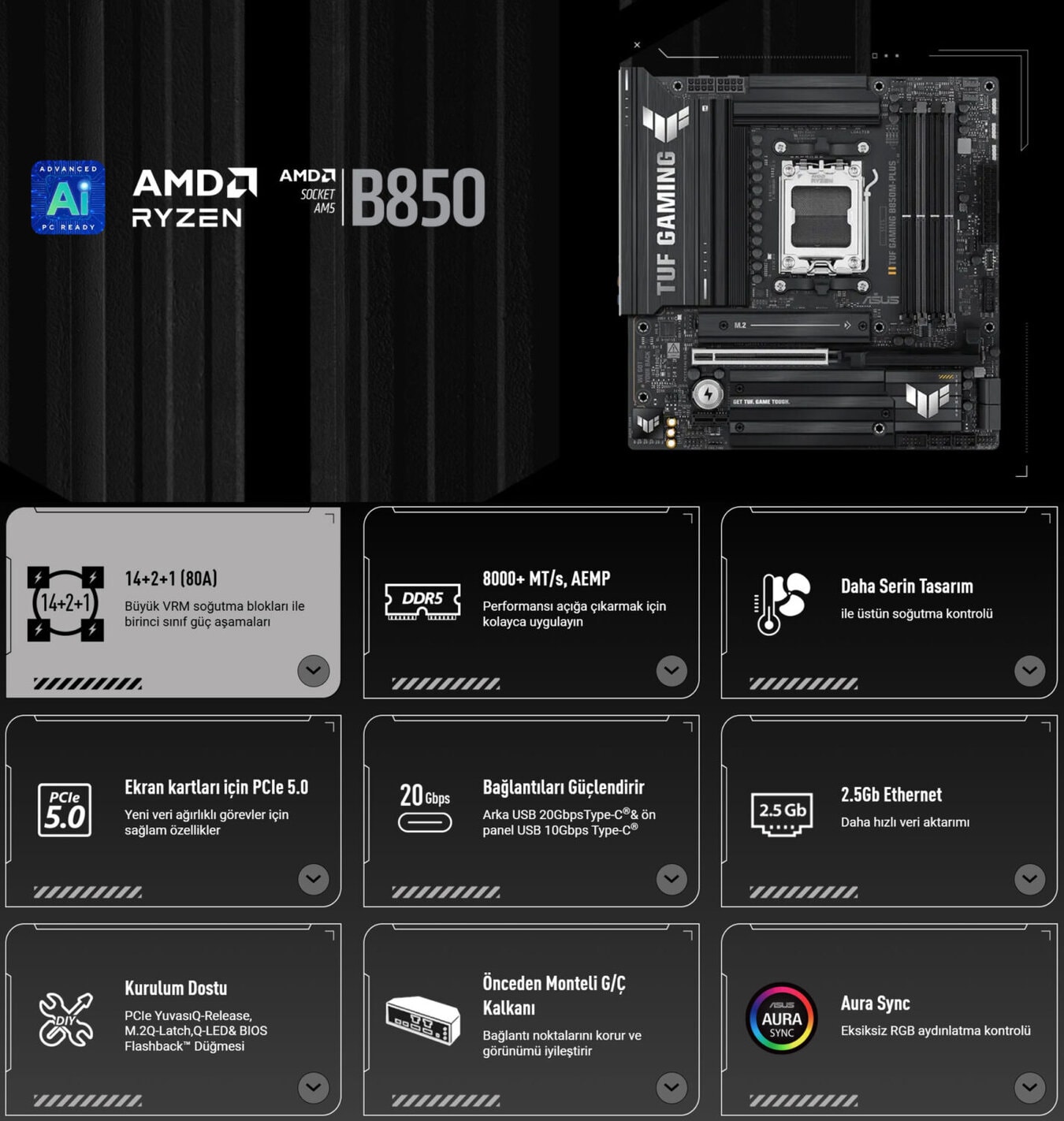 asus-tuf-gaming-b850m-plus-8000mhz-oc-ddr5-soket-am5-m-2-hdmi-dp-matx-anakart