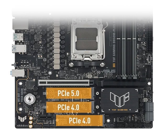 TUF GAMING B850M-PLUS II asus-tuf-gaming-b850m-plus-ii-8000mhz-oc-ddr5-soket-am5-m-2-hdmi-dp-matx-anakart