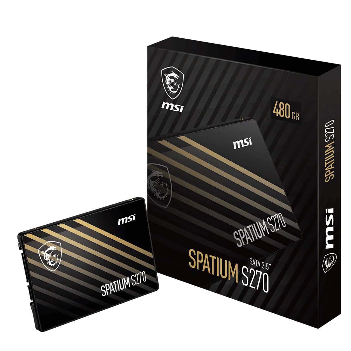 Msi Spatium S270 Sata 2 5 480gb Okuma 500mb Yazma 450mb Sata Ssd Fc1