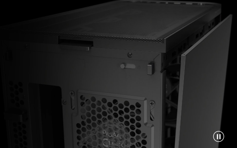 ProArt PA401 Wood Edition - Metal Panel asus-proart-pa401-wood-edition-metal-panel-siyah-usb-3-2-mid-tower-atx-gaming-kasa
