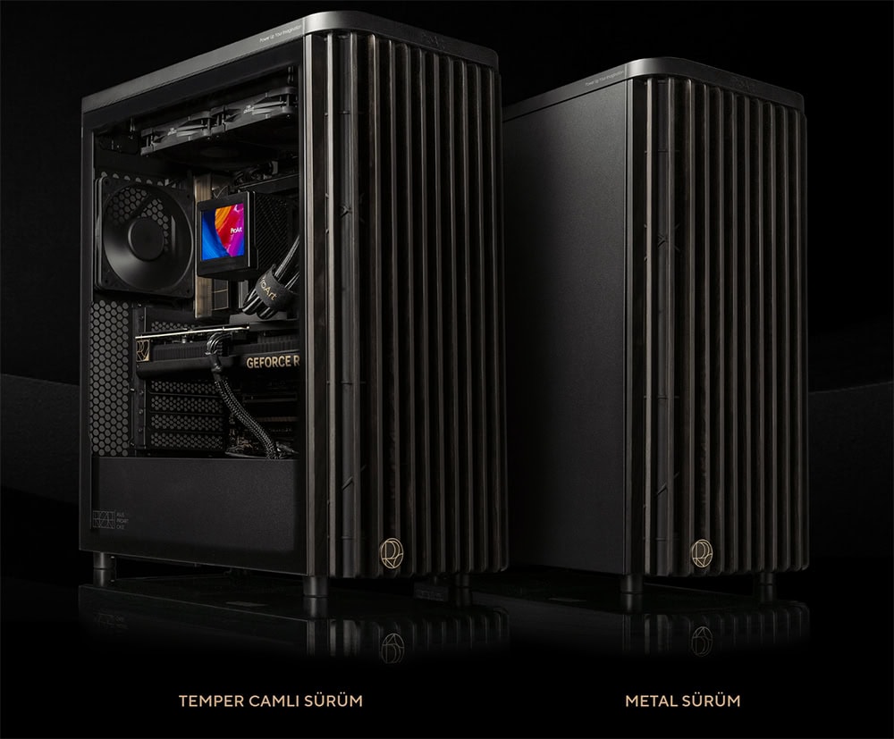 ProArt PA401 Wood Edition - Tempered Glass Panel asus-proart-pa401-wood-edition-temperli-cam-siyah-usb-3-2-mid-tower-atx-gaming-kasa