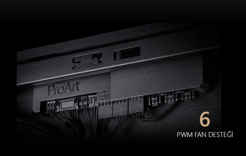 /ProArt PA602 Wood Edition - Metal Panel asus-proart-pa602-wood-edition-temperli-cam-usb-3-2-mid-tower-e-atx-siyah-kasa