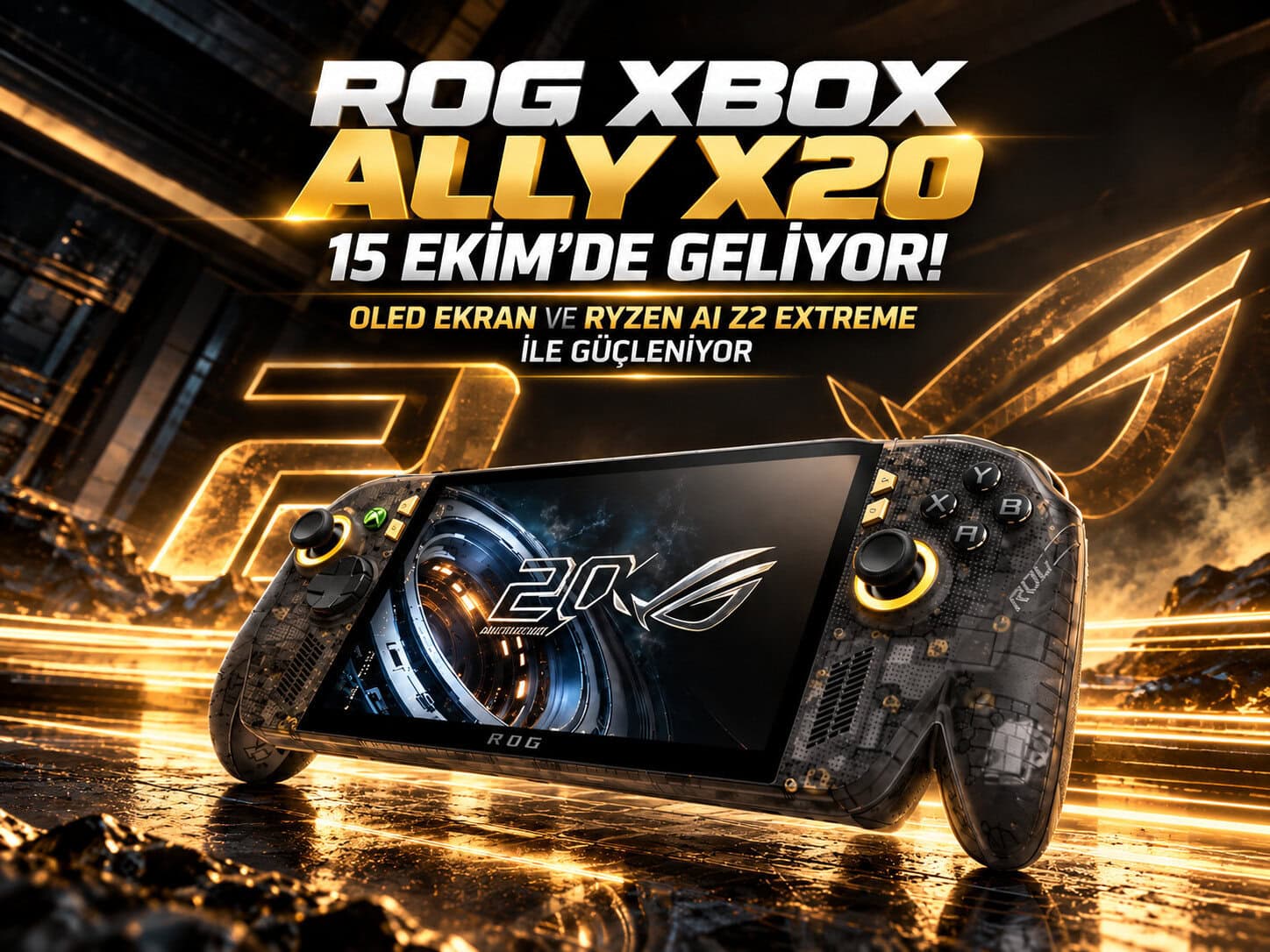 Rog Xbox Ally X20 15 Ekim’de Geliyor! Oled Ekran Ve Ryzen Ai Z2 Extreme Ile Güçleniyor 1